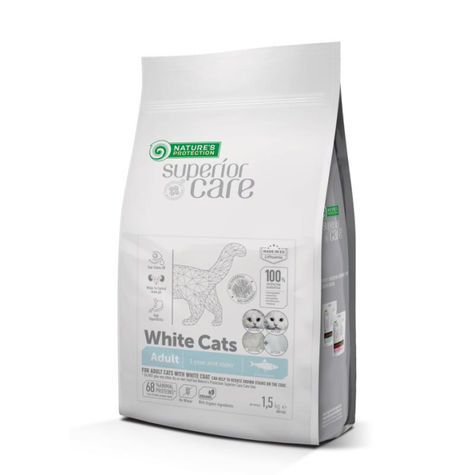 White hotsell cat food